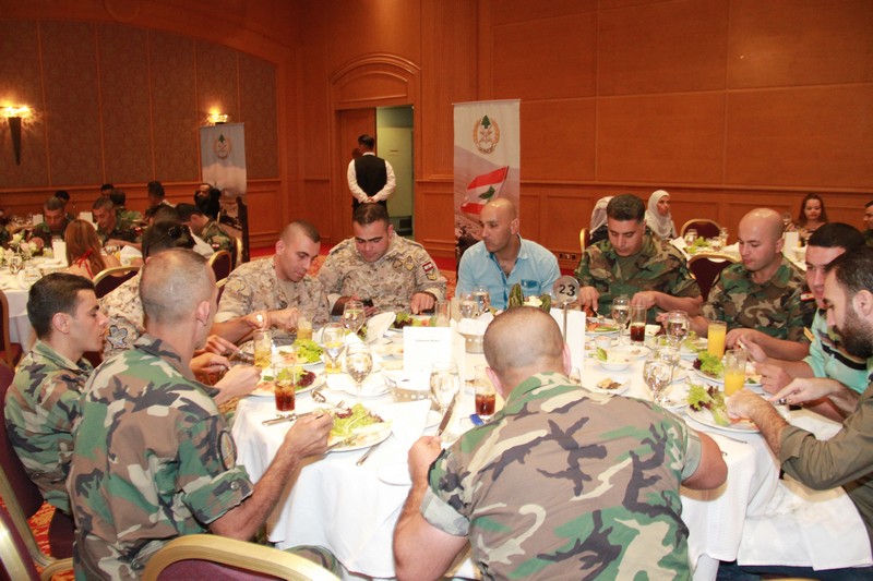 Lunch for the Casualties of Lebanese Army 